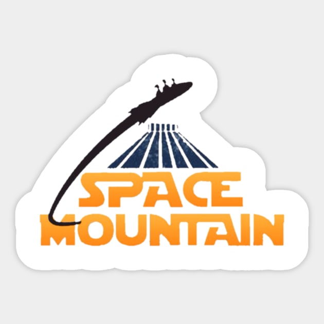 Space Mountain Sticker by mattrodz